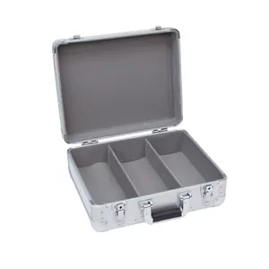 Hard case Roadinger 30122056 Silver for Records 425x380x175mm