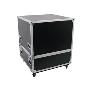 Flight case Roadinger 31000432 Plywood Black Silver 43 kg