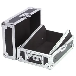 Flight case Roadinger 30111510 Plywood Black Silver 6.1 kg