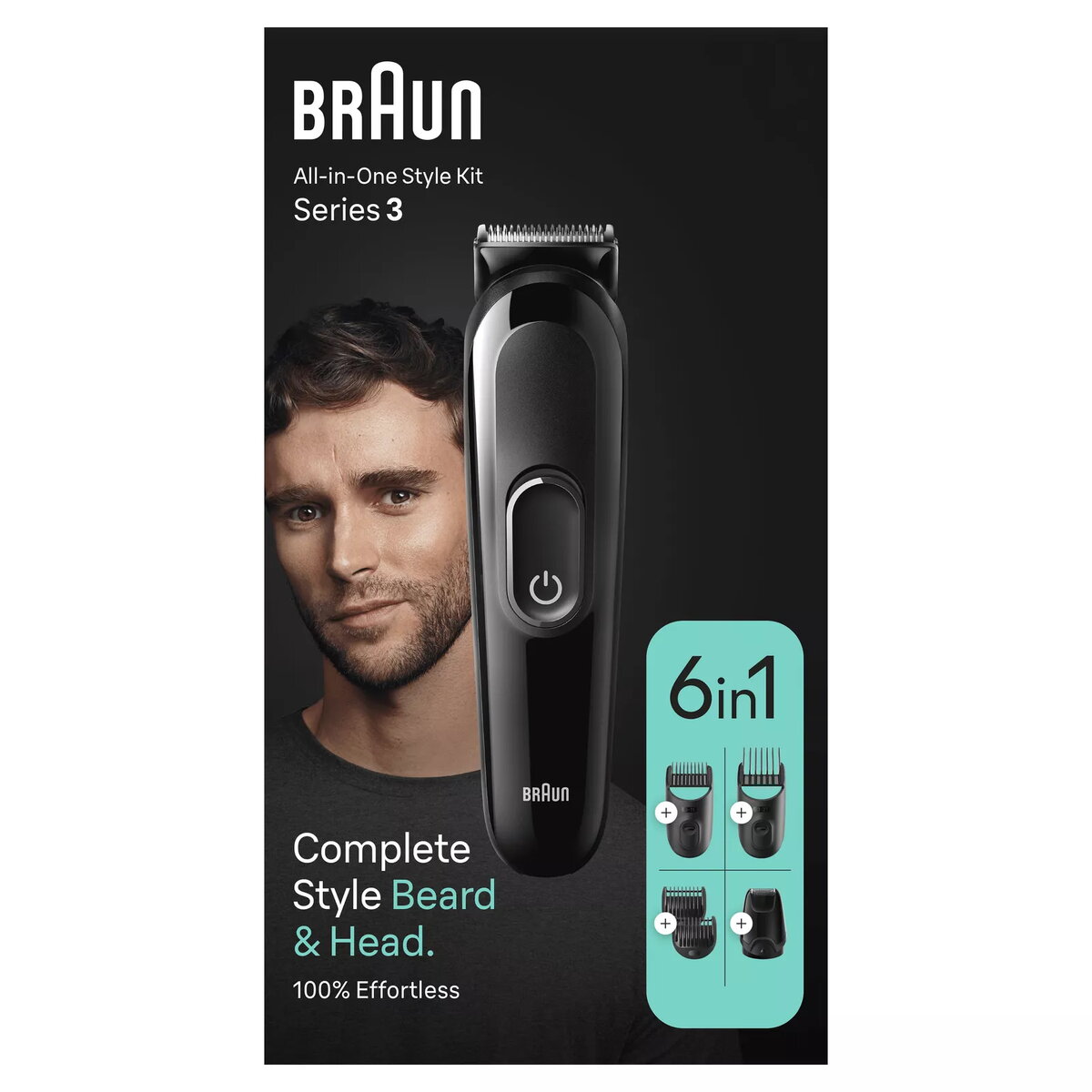 Braun MGK3410 Mati griezējs Melns NiMH