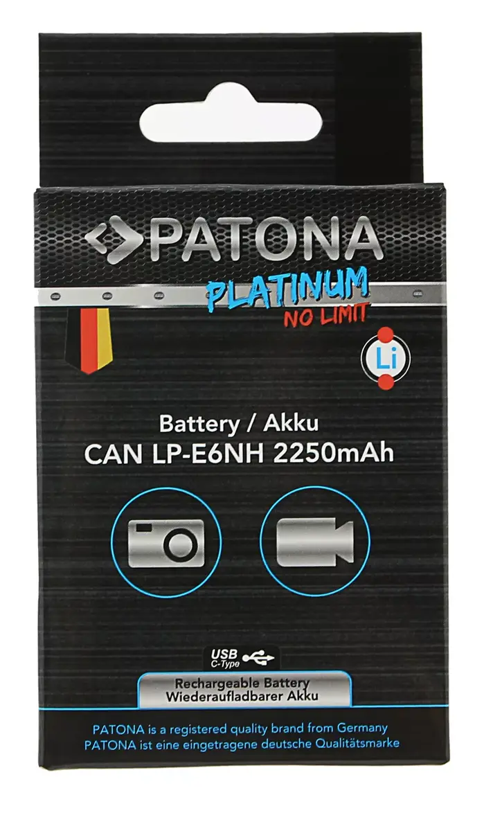 Аккумулятор PATONA 1361 LP-E6NH 2250 мА·ч Photo 6