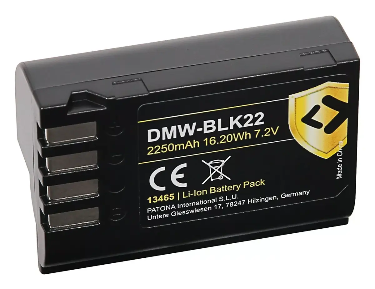 Akumulators PATONA DMW-BLK22 2250mAh priekš Panasonic Photo 2