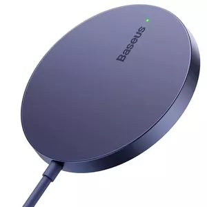 Bezvadu lādētājs Baseus Simple Mini3 15W Dusty Purple – Qi lādēšanas paliktnis