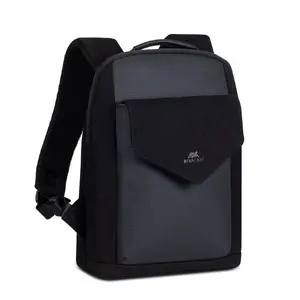 Mugursoma Rivacase 8521 33.8 cm (13.3") Melna Pārnēsājamā rokturis Plecu siksna