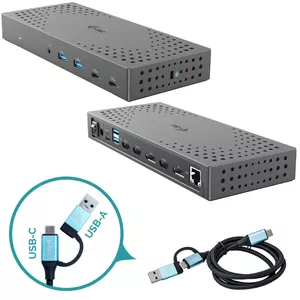 Док-станция i-tec USB 3.0 / USB-C / Thunderbolt 3x 4K 100W Power Delivery