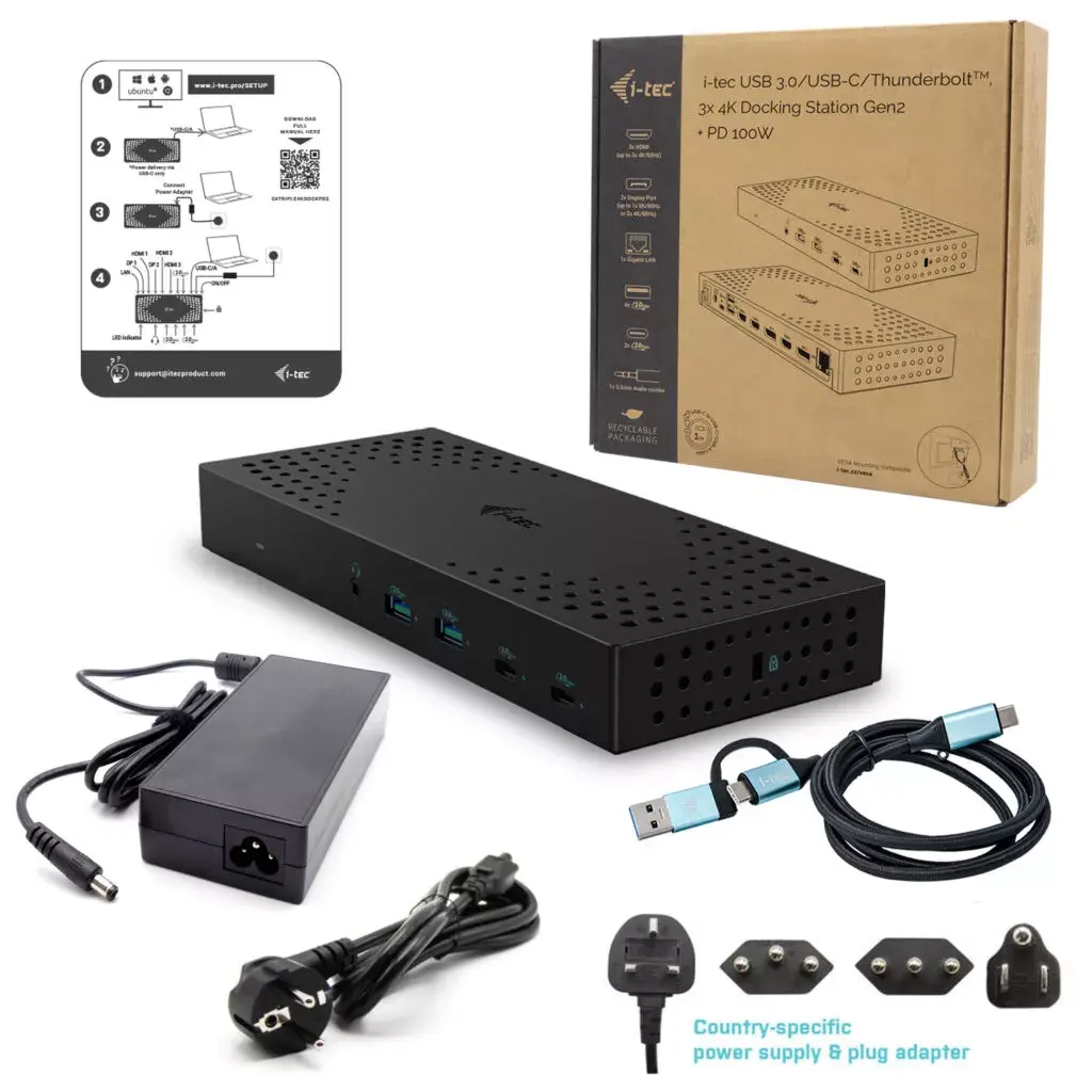 Dokstacija i-tec USB 3.0 / USB-C / Thunderbolt Photo 14