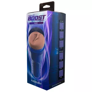 Masturbator Fleshlight Boost Bang Light Medium – male stroker, textured inner sleeve, Medium intensity