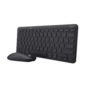 Trust Lyra Tastatūra Peles iekļauta Bezvadu Bluetooth QWERTY Melna