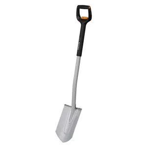 Kāpurķaule Fiskars Xact ar smailu lāpstiņu teleskopiska 111–130 cm