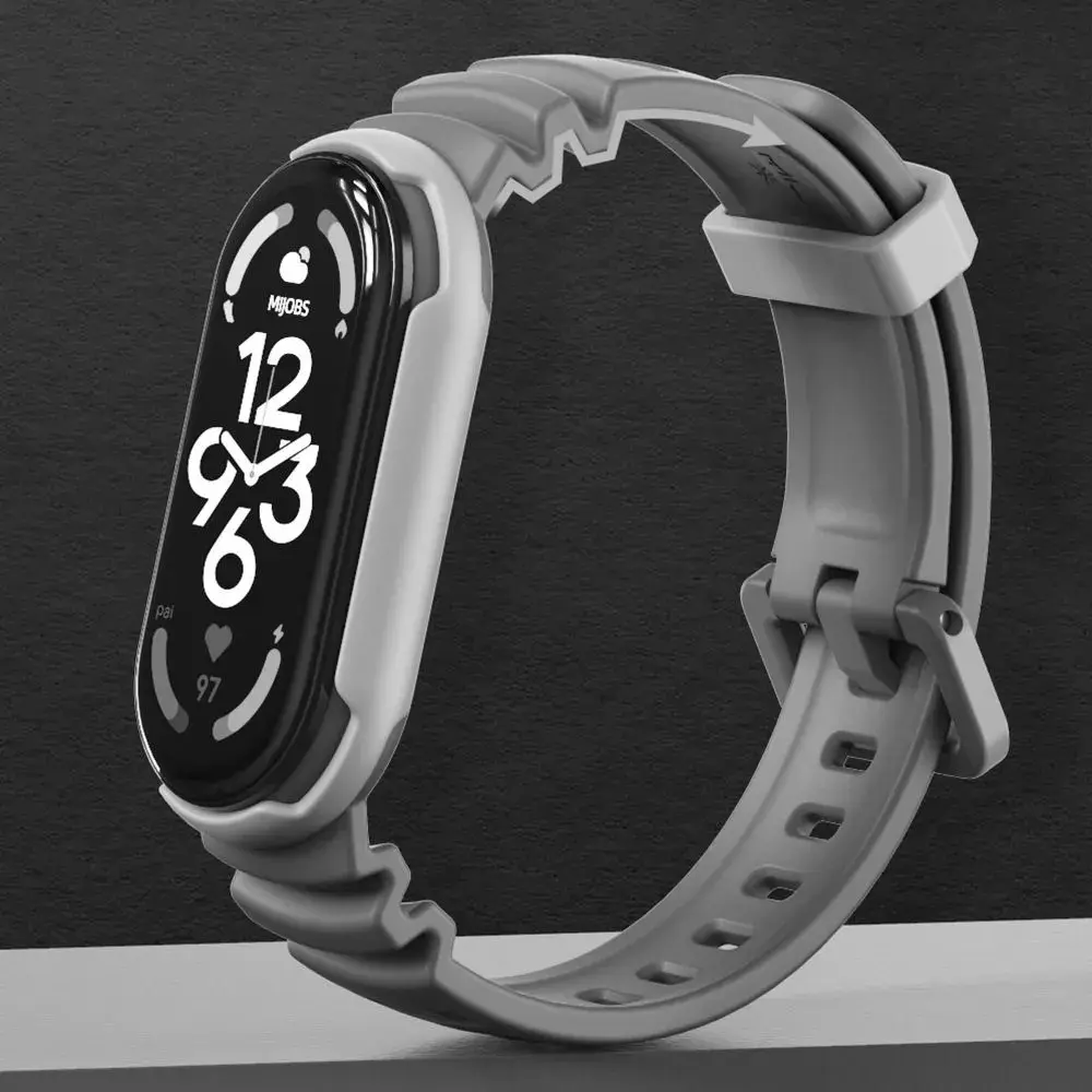 Tech-Protect Hybrid Silicone Strap for Xiaomi Mi Band 5/6/7 Photo 2