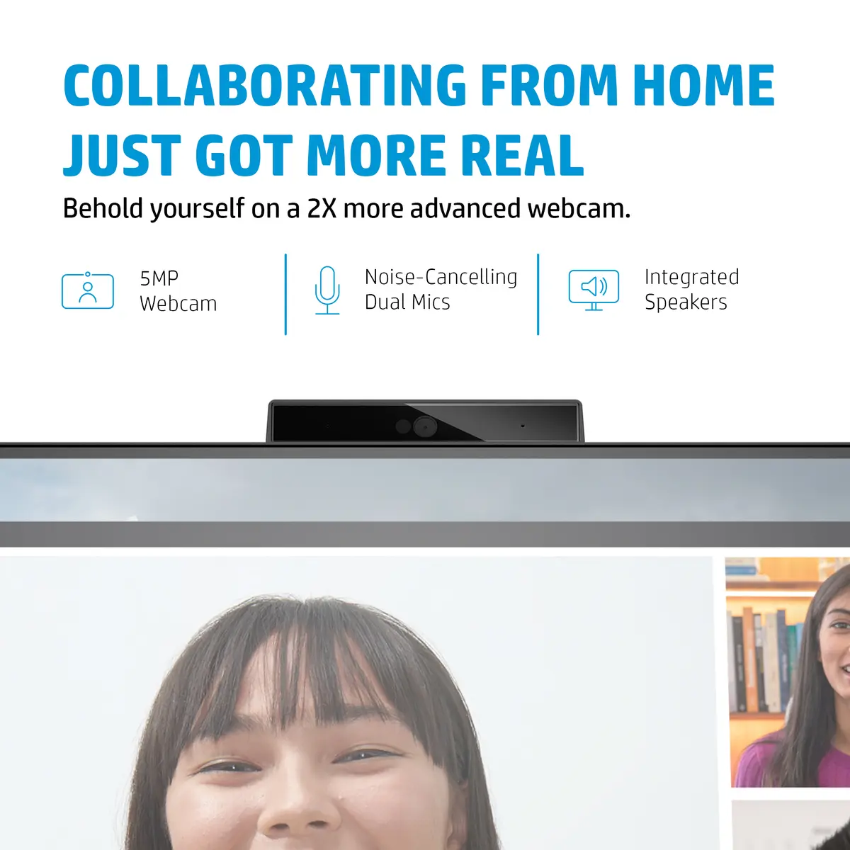 HP E27m G4 QHD USB-C Konferenču monitors Photo 8