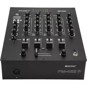 4-Channel DJ Mixer Omnitronic PM-422P with Bluetooth and USB Player