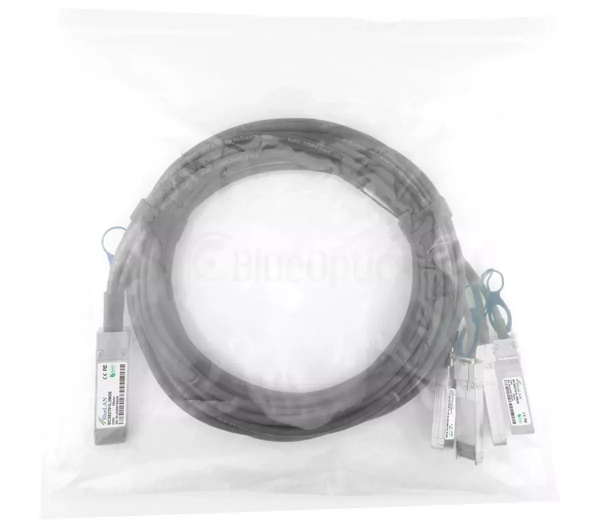 InfiniBand/šķiedru optikas kabelis BlueOptics XQ+BC0003-XS+-BL Photo 9