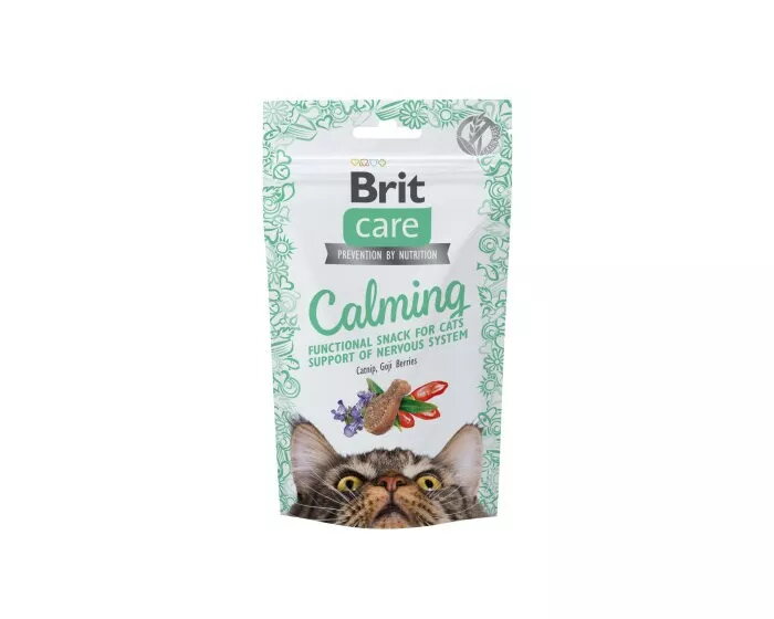 Kaķu našķis Brit Calming Snack 50
