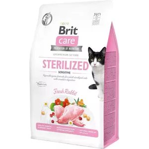 BRIT Care Grain-Free Sterilized Sensitive - сухой корм для кошек - 2 кг