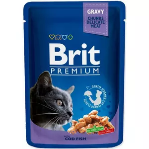 BRIT Premium Cat Cod Fish - влажный корм для кошек - 100 г