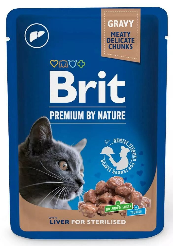 Mitrs kaķu barība Brit Premium Liver