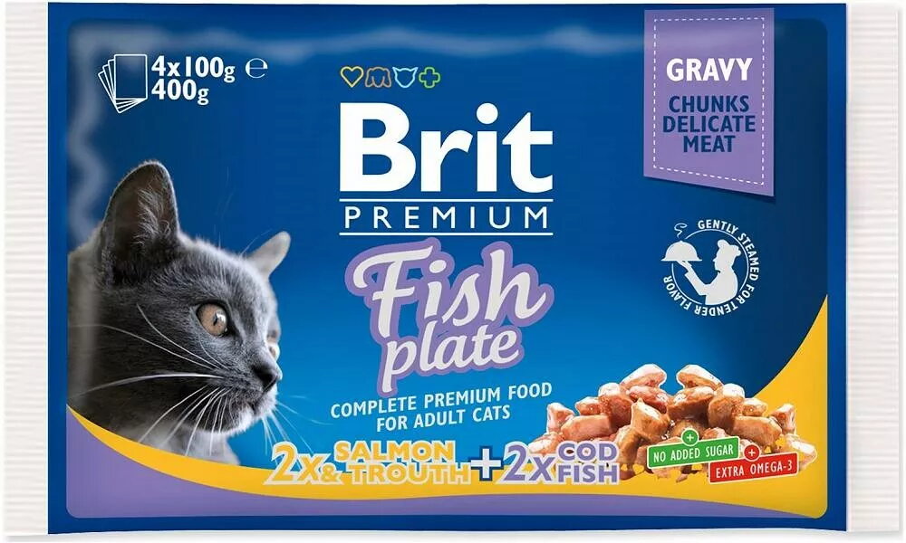 Mitrs kaķu barība Brit Premium Cat