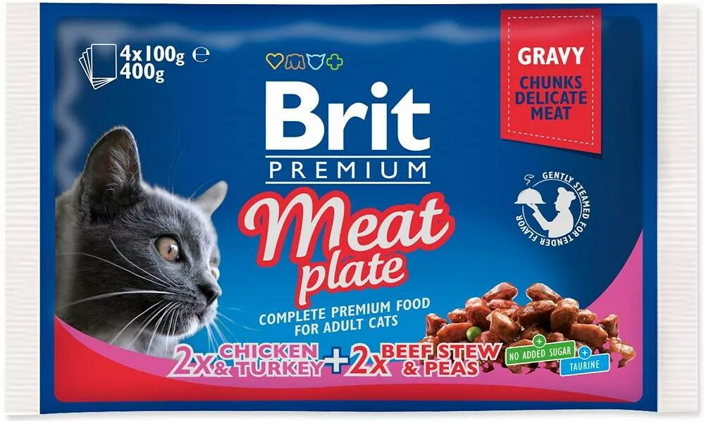 Mitrā kaķu barība Brit Premium Cat