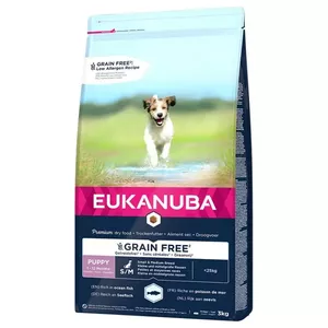 EUKANUBA graudu bezmaksas pieaugušajiem maziem vidējiem šķirnes dzīvniekiem 3KG