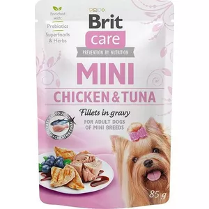 BRIT Care Mini Chicken&Tuna - влажный корм для собак - 85 г