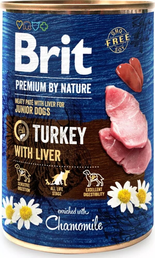 Mitrā barība kucēniem Brit Premium by
