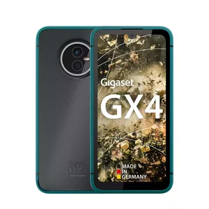 Gigaset GX4 15,5 cm (6.1") Divas SIM kartes Android 12 4G USB Veids-C 4 GB 64 GB 5000 mAh Melns, Zaļš