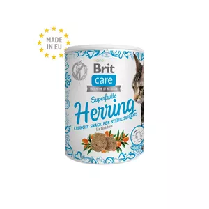 Cat treat Brit Superfruits Herring 100 g – Brit Cat Snack, fish-flavored 100g