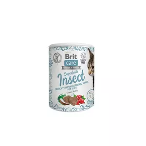 Лакомство для кошек Brit Superfruits Insect — 100 г, насекомые в составе