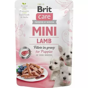 BRIT Care Mini Puppy Lamb - Mitrā barība suņiem - 85 g
