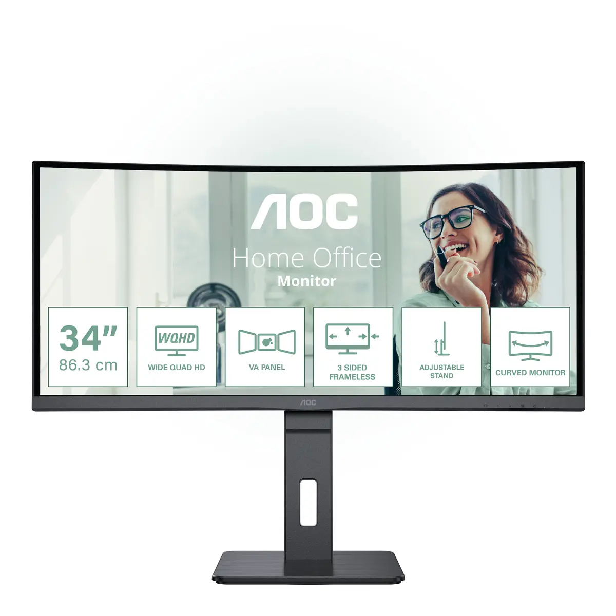 AOC CU34P3CV izliekts datora monitors 34