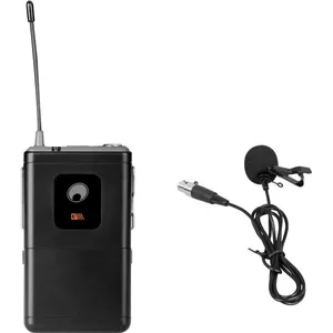 Noņemams mikrofons Omnitronic UHF-E Series 826.1 MHz ar bezvadu raidītāju
