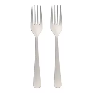 Disposable Fork Papstar 96462 Polypropylene 100 pcs White 190 mm
