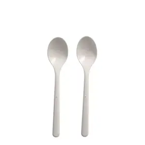 Disposable soup spoon Papstar 96434 Polypropylene White 50 pcs