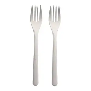 Disposable Fork Papstar 96427 Polypropylene 50 pcs White 185 mm