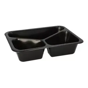 Контейнер для хранения пищи Papstar 96554 Черный PET 227x178x45мм