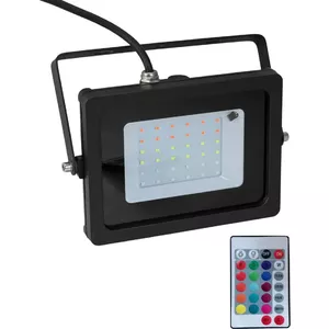LED floodlight EUROLITE FL-30 SMD RGB 30W IP65 – outdoor RGB spotlight 30 W