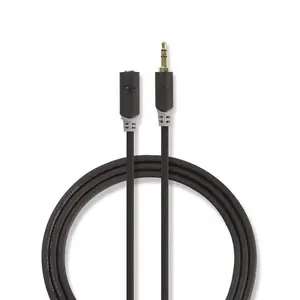 Audio Cable Nedis CABW22050AT30 3m 3.5mm Male to Female Anthracite