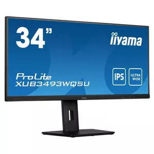 iiyama ProLite XUB3493WQSU-B5 монитор для ПК 86,4 cm (34") 3440 x 1440 пикселей UltraWide Quad HD LED Черный