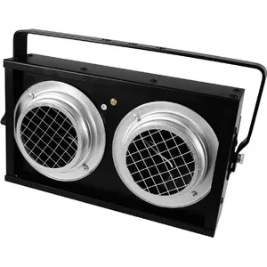 Skatuves PAR gaismeklis EUROLITE Audience Blinder 2xPAR-36 DMX melns (modelis 42103413)