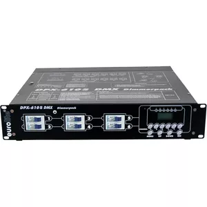 DMX dimmer EUROLITE DPX-610 6-channel rack unit 48.30 cm (19")