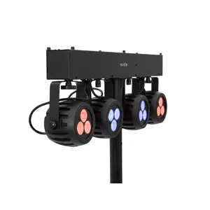 Slēgts gaismas punkts Eurolite 42109606 LED iekštelpām apaļš melns