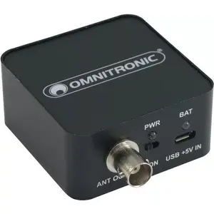 Antenna amplifier Omnitronic AAB-10 — active battery-powered antenna preamp