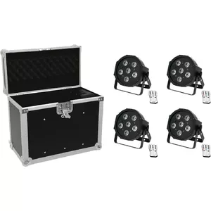 EUROLITE LED set 4x SLS-603 with case EC-SL4M, model 20000306