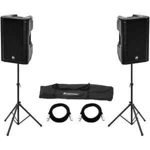 Активная акустическая пара Omnitronic XKB-215A — 2×15" динамики, 2000 Вт пиковая