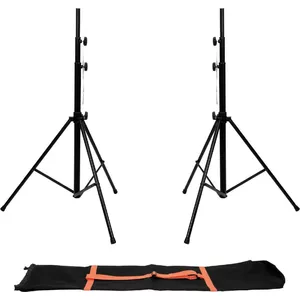 Lighting stand set EUROLITE LS-1 EU Steel with carry bag, adjustable steel tripod stand for lights