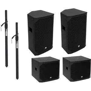 PA set Omnitronic model 20000529 active L 2000W — powered loudspeaker system
