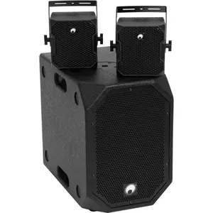 Aktīvā skaļruņu sistēma Omnitronic BOB-10A ar 2x BOB-4 (barots subwoofers un divi satelīti)