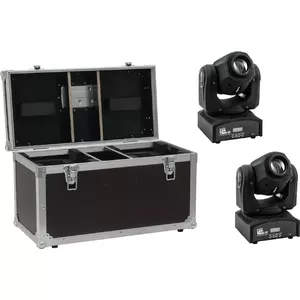 LED spot set EUROLITE TMH-17 2x with case — professional LED lighting kit, 2 fixtures, carry case
