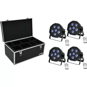 LED напольный светильник EUROLITE SLS-603 TCL UV 4x — напольный сценический свет с 4 UV TCL лампами